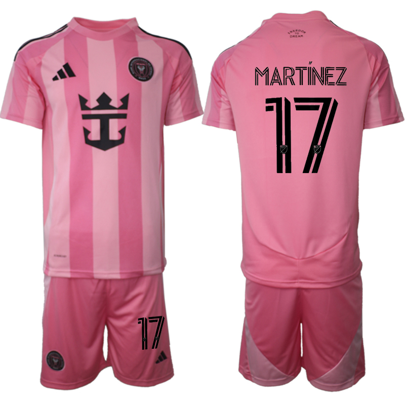 Men 2025-2026 Club Inter Milan CF home Pink 17 Soccer Jersey